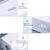 Cable Box Cable Box With cover Rectangular Cable Management Box Household Socket Storage Box Office Cable Management Device Suitable for Hidden Wires and Power Strips Cable Management Box ( Color : Ye view 2