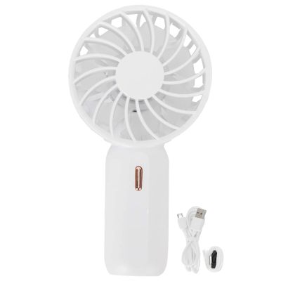 Pilipane Mini Handheld Fan, 4 5 x 2 4 x 1 2 in Hand Held Fan, Portable USB Fan with USB Cable and Hanging Rope, USB Rechargeable Fan