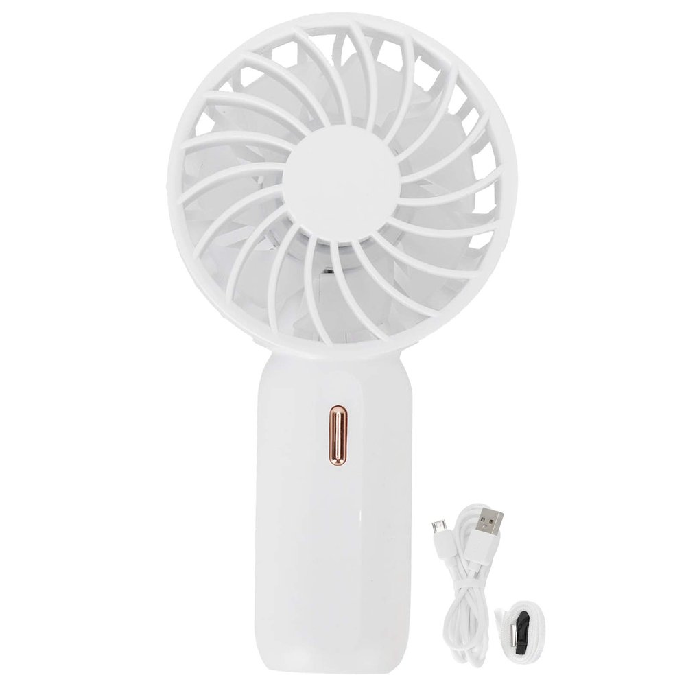 Pilipane Mini Handheld Fan, 4 5 x 2 4 x 1 2 in Hand Held Fan, Portable USB Fan with USB Cable and Hanging Rope, USB Rechargeable Fan