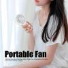 Pilipane Mini Handheld Fan, 4 5 x 2 4 x 1 2 in Hand Held Fan, Portable USB Fan with USB Cable and Hanging Rope, USB Rechargeable Fan view 4