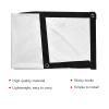 60-100 Inch Projection Screen Portable Foldable Projector Screen NonCrease White Projector Curtain Projection Screen 4:3 for Home Theater Outdoor Indoor Support Double Sided Projection (72 inches) view 4