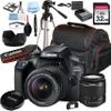 Canon EOS 4000D (Rebel T100) DSLR Camera w/EF-S 18-55mm F/3.5-5.6 Zoom Lens + 32GB Memory + Case + Tripod + Filters (20pc Bundle) (Renewed) view 1