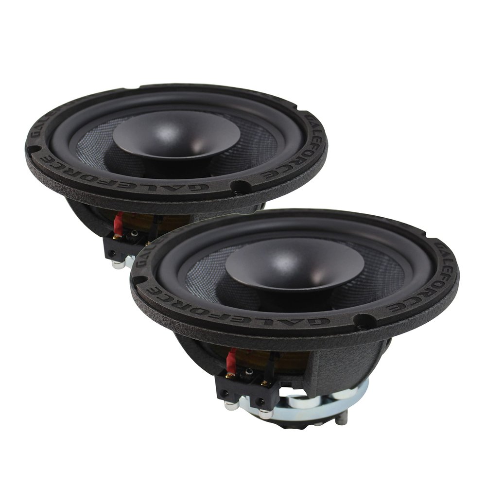 GaleForce Audio 8" 250W RMS 4-ohm 2-Way Marine Speaker Pair w Horn F-3 Series