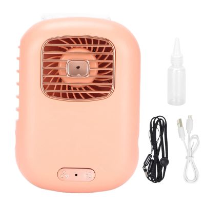Pilipane USB Charging Fan, DC5V 2000mAh Handheld Fan, Moisturizing Spray self Fan, 3 Gears Adjustment Hand Held Fan, Portable Small Desktop Fan