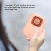 Pilipane USB Charging Fan, DC5V 2000mAh Handheld Fan, Moisturizing Spray self Fan, 3 Gears Adjustment Hand Held Fan, Portable Small Desktop Fan view 2