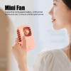 Pilipane USB Charging Fan, DC5V 2000mAh Handheld Fan, Moisturizing Spray self Fan, 3 Gears Adjustment Hand Held Fan, Portable Small Desktop Fan view 3