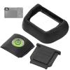 Rubber Camera Viewfinder Eyecup Eyepiece Eyeshade for Sony A6000 A6100 A6300 A5000 Eye Cup Protector Replaces Viewfinder Eye Cup Cold Shoe Cover view 2