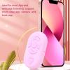 Remote, Camera Remote Shutter Selfie Rechargeable Remote Page Turner for Kindle App, Scrolling Ring, Compatible with iOS & Android (Pink) view 2