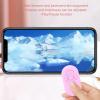 Remote, Camera Remote Shutter Selfie Rechargeable Remote Page Turner for Kindle App, Scrolling Ring, Compatible with iOS & Android (Pink) view 3