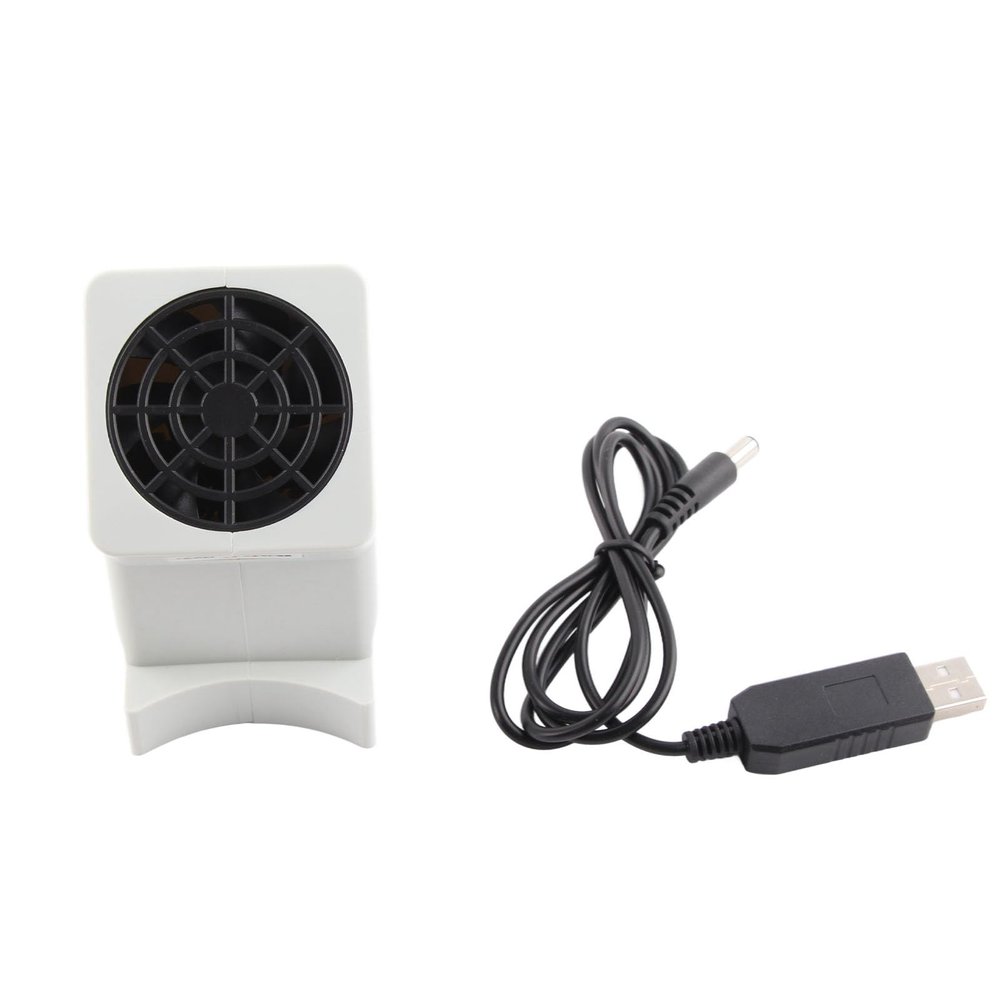 Walfront Mini Exhaust Fan 12V 0.25A USB Powered Smoke Removal Fan for Phone Repair and PCB Welding Fumes Extraction