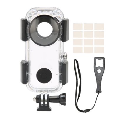 for One X2 Case Camera Case Pc Glass Transparent for One X2 Dive Case Transparent 40M 131Ft Depth Camera Case for Diving Snorkeling