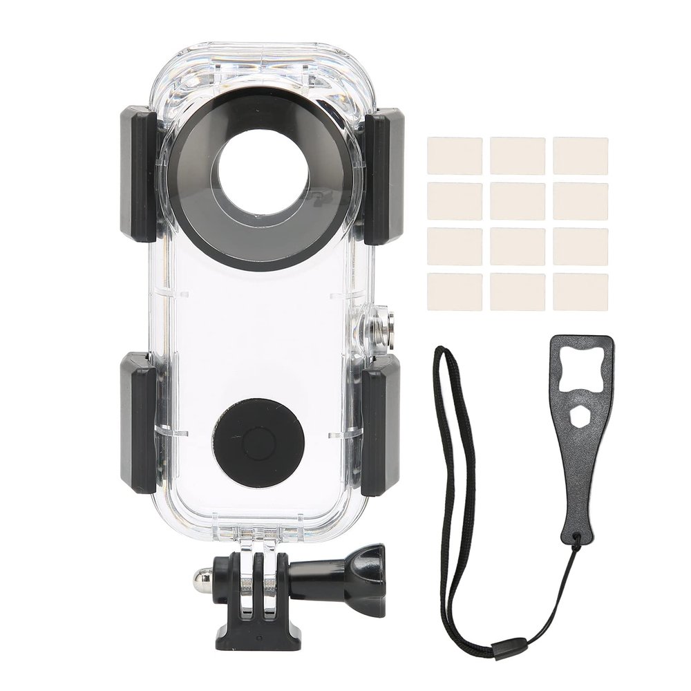 for One X2 Case Camera Case Pc Glass Transparent for One X2 Dive Case Transparent 40M 131Ft Depth Camera Case for Diving Snorkeling