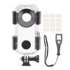 for One X2 Case Camera Case Pc Glass Transparent for One X2 Dive Case Transparent 40M 131Ft Depth Camera Case for Diving Snorkeling view 1