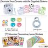 Fujifilm Instax Mini 12 Instant Camera with Case, Decoration Stickers, Frames, Photo Album and More Accessory kit (Pastel Blue) view 4