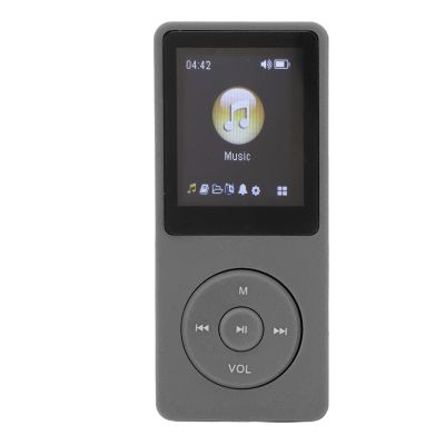 MP4 Player - 1.8 Inch LCD Media Music Player, Built in HD Speaker Mini Design Portable Music Player Ideal for Sport, Earphones Included, Easy to Carry Support Up to 32GB (Black)