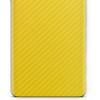 apgo Protective Skin Sticker for The Back Compatible with Xiaomi Mi 11X, Wrap Film, Foil, Vinyl - Pattern Carbon Yellow view 2