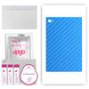 apgo Protective Skin Sticker for The Back Compatible with Ulefone Tab A7, Wrap Film, Foil, Vinyl - Pattern Carbon Blue view 1