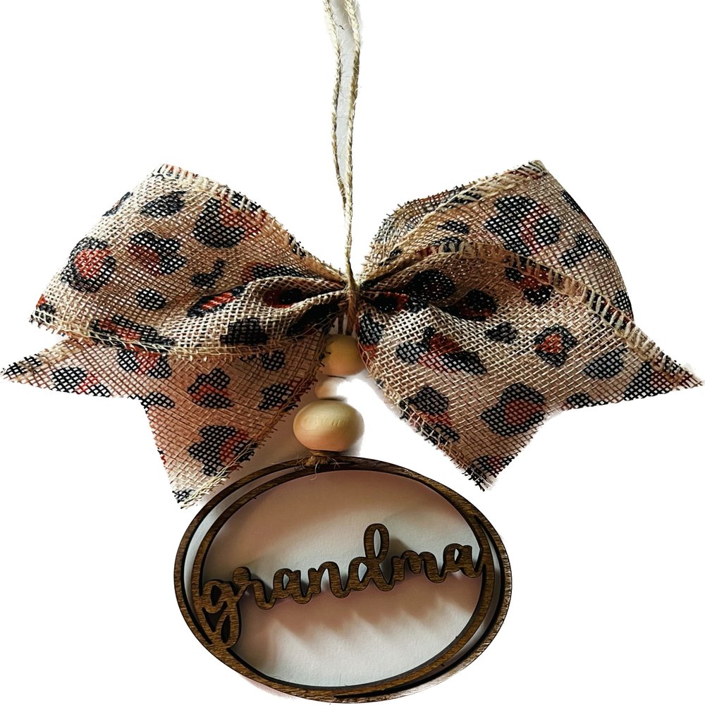 Handmade Car Charm (Grandma)