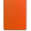 apgo Protective Skin Sticker for The Back Compatible with Umidigi A5 Pro, Wrap Film, Foil, Vinyl - Pattern Carbon Orange view 2