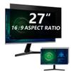 [3 Pack] Computer Privacy Screen 27 Inch for 16:9 Widescreen Monitor, Removable Eye Protection Anti Glare Blue Light Computer Screen Privacy Shield, Data Confidentiality Shield Privacy Screen 27 in