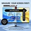 [3 Pack] Computer Privacy Screen 27 Inch for 16:9 Widescreen Monitor, Removable Eye Protection Anti Glare Blue Light Computer Screen Privacy Shield, Data Confidentiality Shield Privacy Screen 27 in view 2