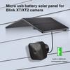 Solar Panel for Blink Camera,4W Solar Panel for Blink Outdoor(3rd Gen) /XT XT2 Camera, USB Solar Panel for Security Camera Outdoor(Camera not Included) view 3