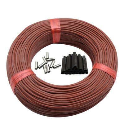 GatherTOOL 20-100Meters Infrared Warm Floor Cable 2.0mm 12K 33ohm/m Electric Carbon Heating Wire Coil Fiber Wire Floor Hotline Thickening (Color : 40M)