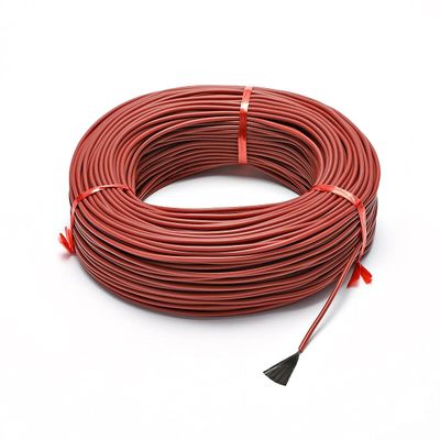 GatherTOOL 20-100Meters 12k 33OHM Silicone Rubber Carbon Fiber Heating Cable 5V-220V Floor Heating Infrared Heating Wire (Color : 50m)