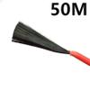 GatherTOOL 20-100Meters 12k 33OHM Silicone Rubber Carbon Fiber Heating Cable 5V-220V Floor Heating Infrared Heating Wire (Color : 50m) view 2