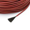 GatherTOOL 20-100Meters 12k 33OHM Silicone Rubber Carbon Fiber Heating Cable 5V-220V Floor Heating Infrared Heating Wire (Color : 50m) view 4