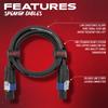 Cableworks By Gator Cases Composer Series Deluxe 6 Foot Twist Lock Connector to Twist Lock Connector Speaker Cable, (GCWC-SPK-06-2TL) view 2