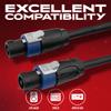 Cableworks By Gator Cases Composer Series Deluxe 6 Foot Twist Lock Connector to Twist Lock Connector Speaker Cable, (GCWC-SPK-06-2TL) view 4