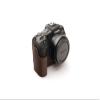 R8 Case, BolinUS Handmade Genuine Real Leather Half Camera Case Bag Cover for Canon Eos R8 RP Camera With Hand Strap (Coffee) view 2