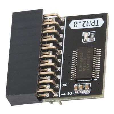 TPM2.0 Encryption Security Module, GA 20-1 Pin 2 * 10P TPM Remote Card Encryption Security Board, Compatible with 2.0 System, for for