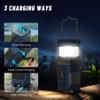 Libovgogo DF-585 Emergency LED Camping Lantern,IPX5 Waterproof Stereo Bluetooth Speaker,Hand Crank NOAA Weather Alert Radio with Solar,Portable AM FM Radio with Flashlight,5000mAH Cell Phone Charger view 2