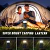 Libovgogo DF-585 Emergency LED Camping Lantern,IPX5 Waterproof Stereo Bluetooth Speaker,Hand Crank NOAA Weather Alert Radio with Solar,Portable AM FM Radio with Flashlight,5000mAH Cell Phone Charger view 3