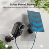 ZUMIMALL Solar Security Cameras Wireless Outdoor, 2K Outdoor Camera Wireless Solar Powered, 2.4G WiFi Battery Camera, 3MP Color Night Vision, Magnetic Mount,Siren,PIR/AI Analyse, IP66, Cloud, Alexa view 2