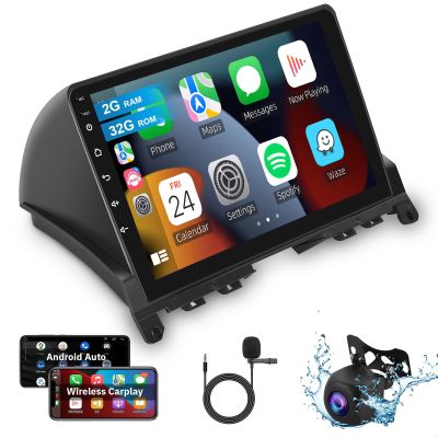 Android Car Stereo for Mercedes Benz C Class W204 S204 2006-2011 Support Wireless Carplay with 9 Touchscreen 2+64G HiFi Autoradio Android Auto WiFi GPS Navigation Radio Backup Camera