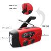 3-Way Powered Solar Power Dynamo Crank Wind Up Emergency AM/FM/SW Weather Alert Radio with Flashlight Reading Lamp and Cellphone Charger view 4