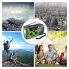 Portable Emergency Radio FM AM Weather Radio w/ 2000mAh Power Bank IPX5 Waterproof Hand Crank Solar Radio w/LED Flashlight SOS Alarm Compass for Outdoor Survival view 4