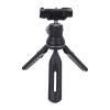 Phone Tripod Portable Webcam Stand Mini Tripod Phone Holder Extendable Tabletop Tripod Desktop Tripod Legs Smartphone/Webcam 360 Rotation Black view 1