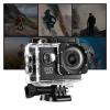 Action Camera Underwater Camera Sport Outdoor Mini Camera Waterproof Cam Screen Action Camera Color Water Resistant Video Surveillance (Bundle : Camera Add 32GB Card Color : Black) view 2