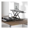 32" Standing Desk Converter-Dual Monitor Stand Desk Converter with Keyboard Tray Height Adjustable Tabletop Workstation for Home or Office view 4