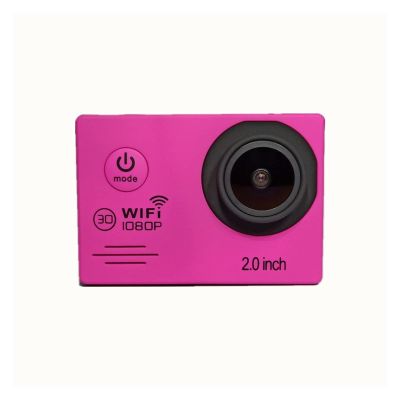 Action Camera Sports Camera Outdoor Underwater Digital Video Camera Mini WiFi Waterproof DV (Color : Pink Size : Medium)