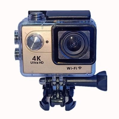 Action Camera Sports DV 4K WiFi Mini Outdoor Aerial Waterproof Camera Diving Sports Camera Time Lapse (Color : Golden Size : Small)