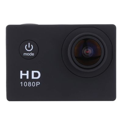 Action Camera Sport Mini DV Outdoor Waterproof Video Camera 2.0 Inch Sports Camera Time Lapse (Colour: Black Size: M)