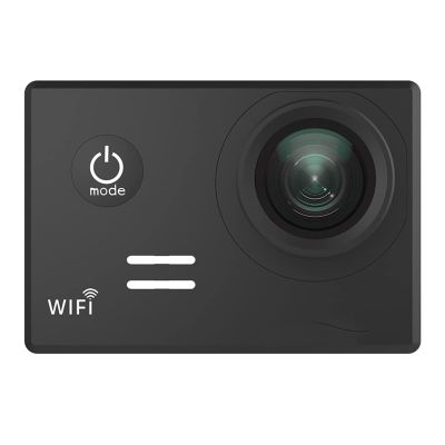Action Camera Camera WiFi 4K 24fps 2K 30fps Diving 30M Waterproof Gyro Anti-Shake DV (Bundle : Option 4 Color : Black)