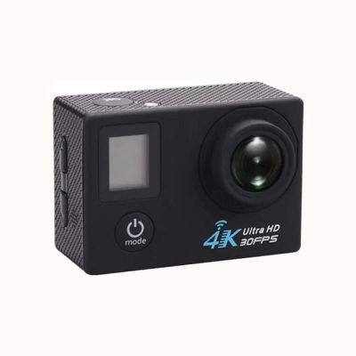 Action Camera 4K Dual Screen with Remote Control WiFi Outdoor Sports Camera DV Diving Aerial HD Camera Waterproof Time Lapse (Color : Black Size : Medium)