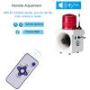 Y DIANS S Wireless Remote Control Alarm Siren 500m Portable Rechargeable 120dB Horn Siren LED Strobe Warning Light with Adjustable Tone and Volume for Factories, Docks, Roads, School AC100V-240V view 3
