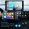 3 in 1 Wireless Carplay Adapter with YouTube and More, 2025 Carplay Ai Box to Miracast Plug and Play, Android Auto Wireless Adapter for OEM Wired CarPlay Cars from 2016 view 2